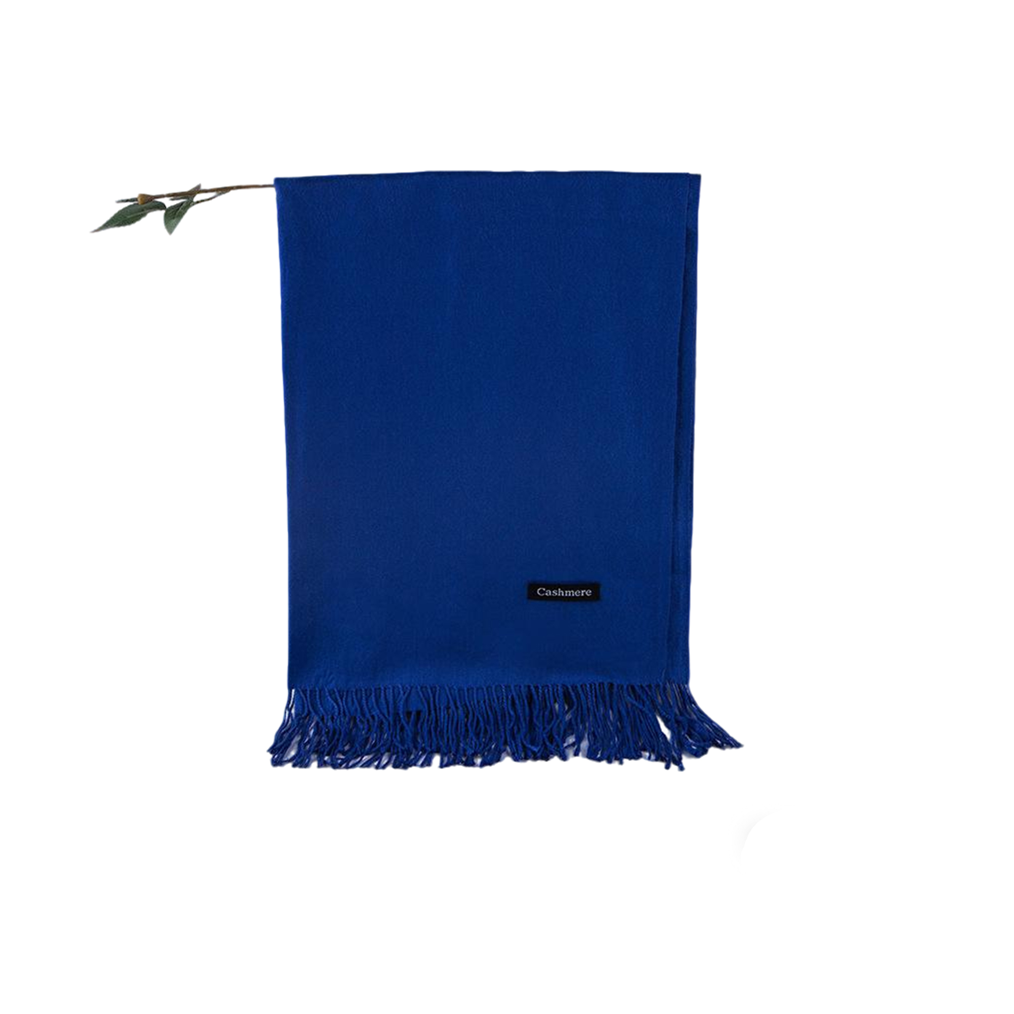 Soft Imitation Cashmere Woven Scarf With Fringe 71" By 28" 4
