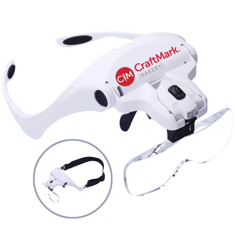 LED Head Mount Magnifier Headband 4
