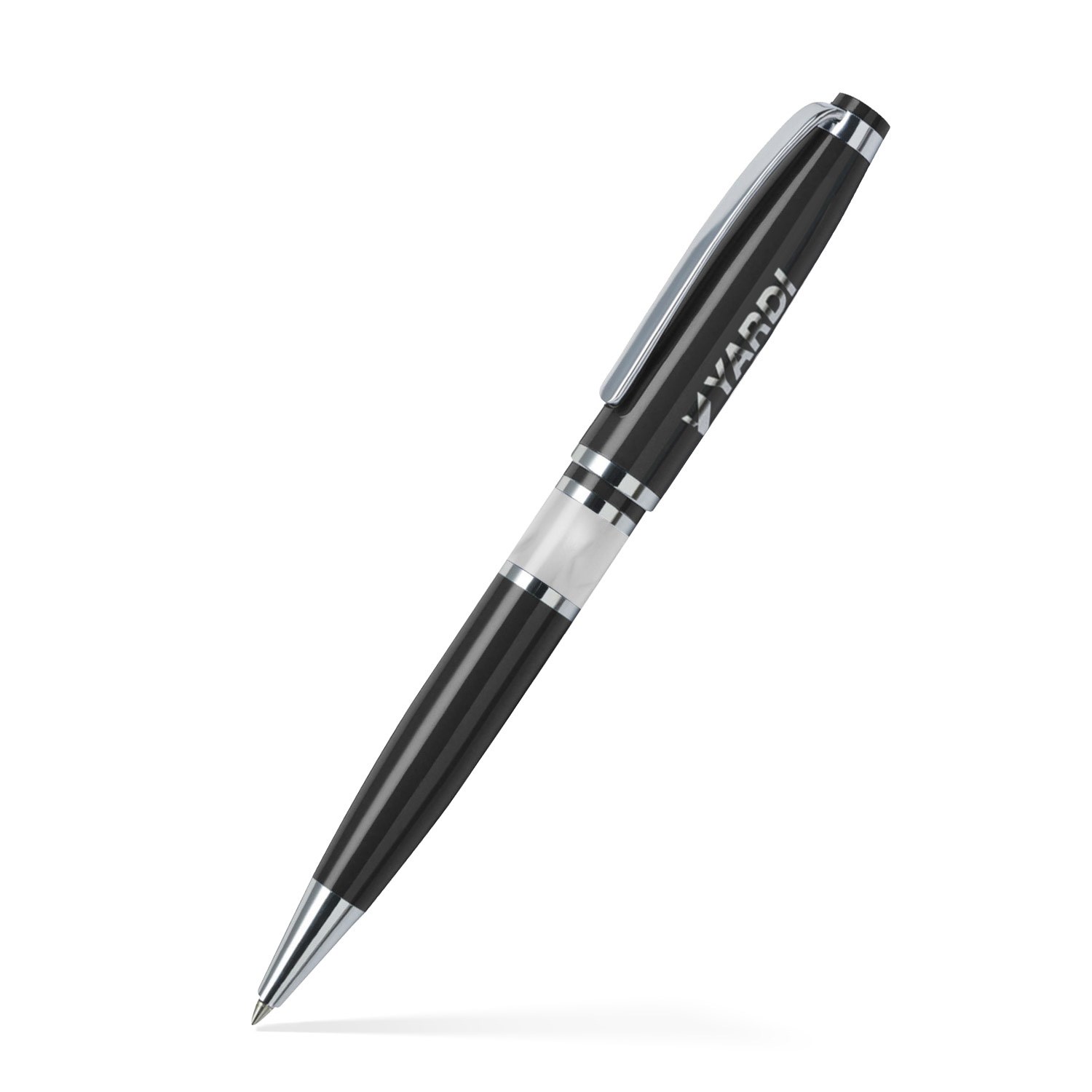 Resin Accented Brass Ballpoint Twist Metal Pen 19