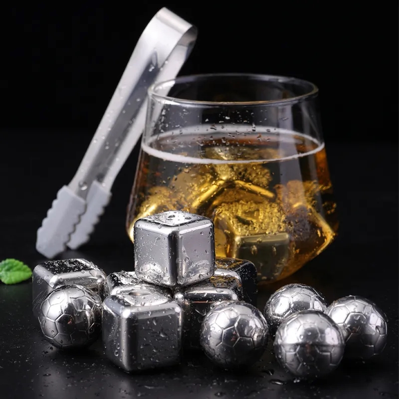 Cooling Stones Stainless Steel Metal Ice Cube 1