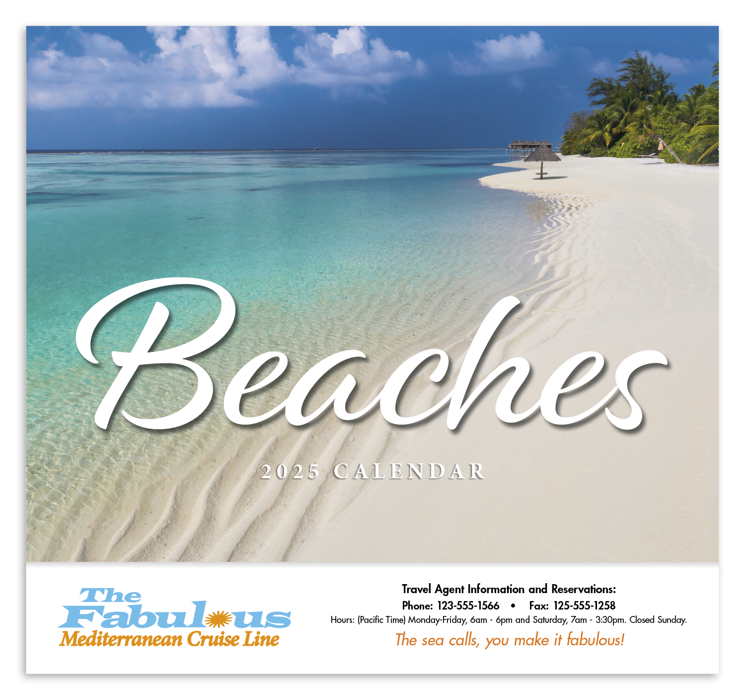 HotLine® Products Beaches Appointment Calendar - Stapled 9