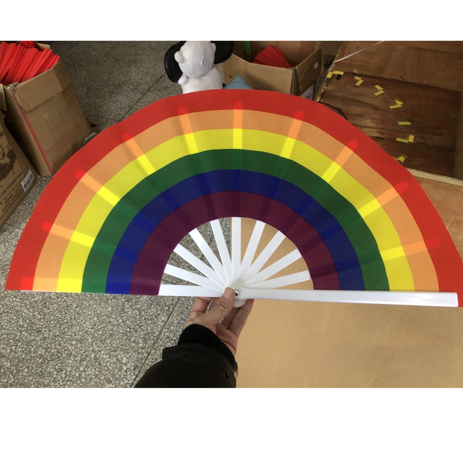 Rainbow Handheld Fan 4