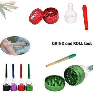 Aluminum Tobacco Grinder With Roller And Ergonomic Design 10