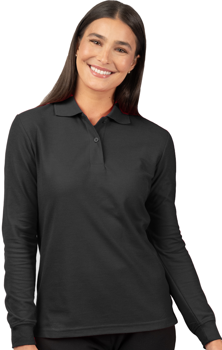 Ladies' Soft Touch L/S Pique Polo 4