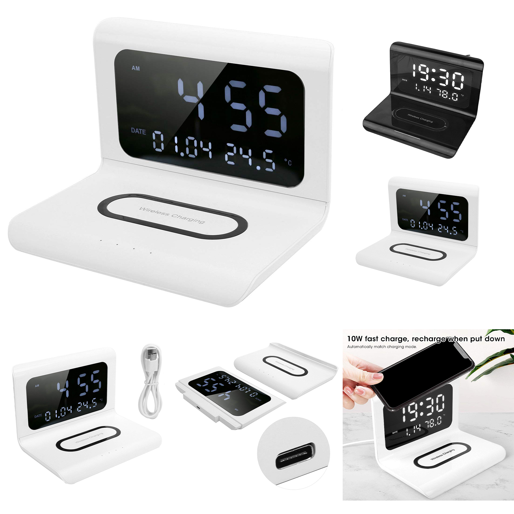 10W Phone Wireless Charging Station