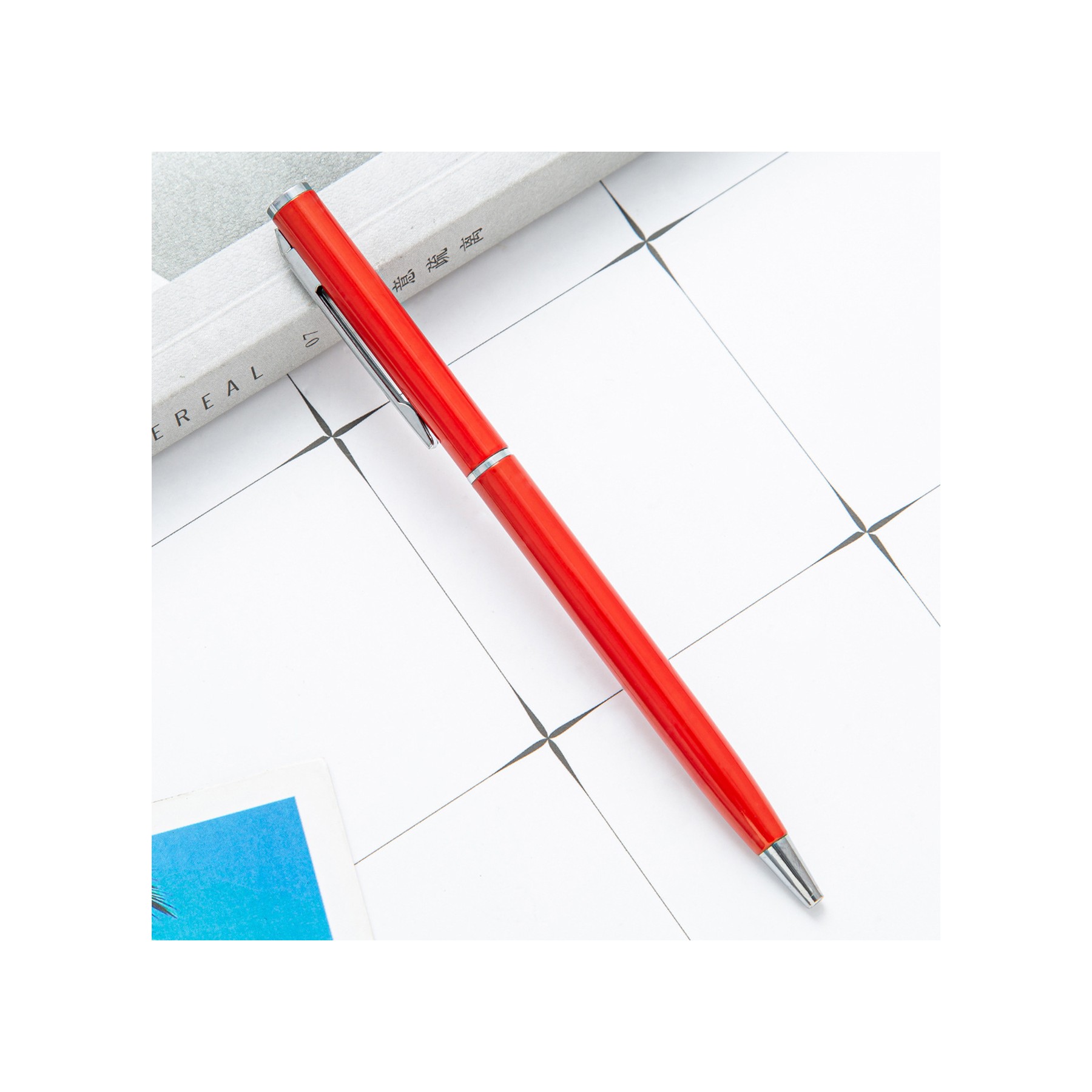 Metal Slim Twist Ballpoint Pen 9