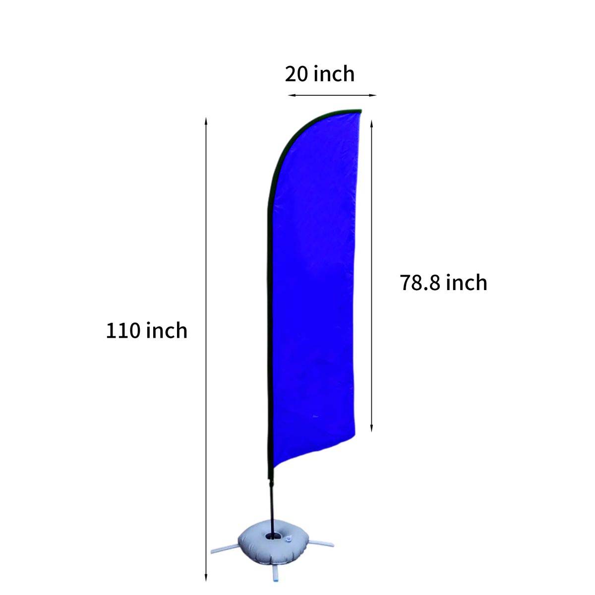 Outdoor Feather Flag for Business Promotions and Events 12