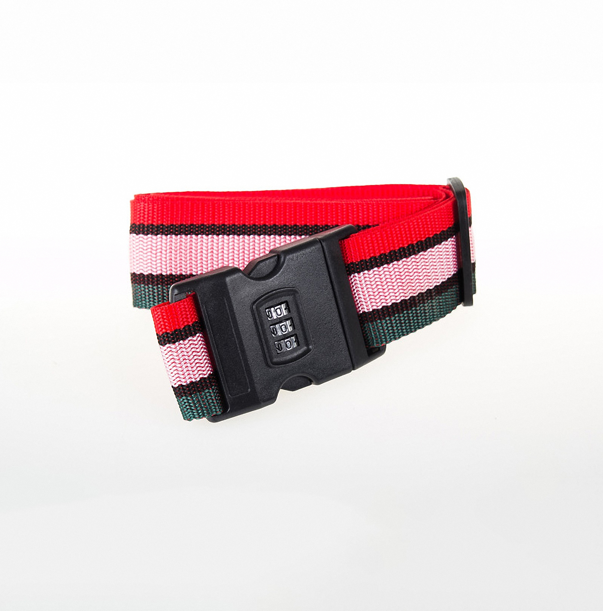 3-Digit Lock Polyester Luggage Strap 2