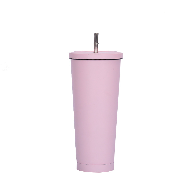 16oz. Stainless Steel Tumbler with Straw 3