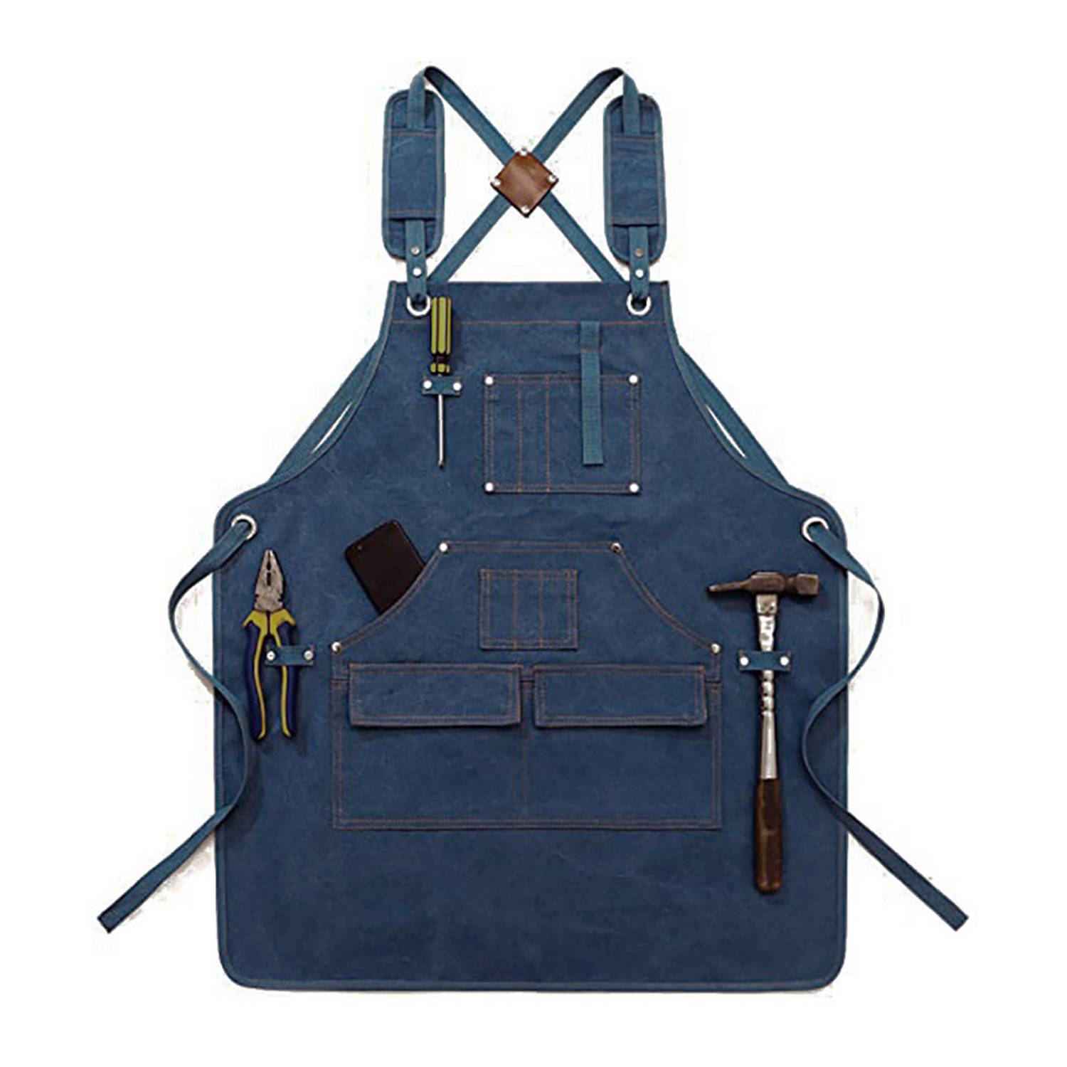 Multi-Pocket Canvas Tool Apron 11