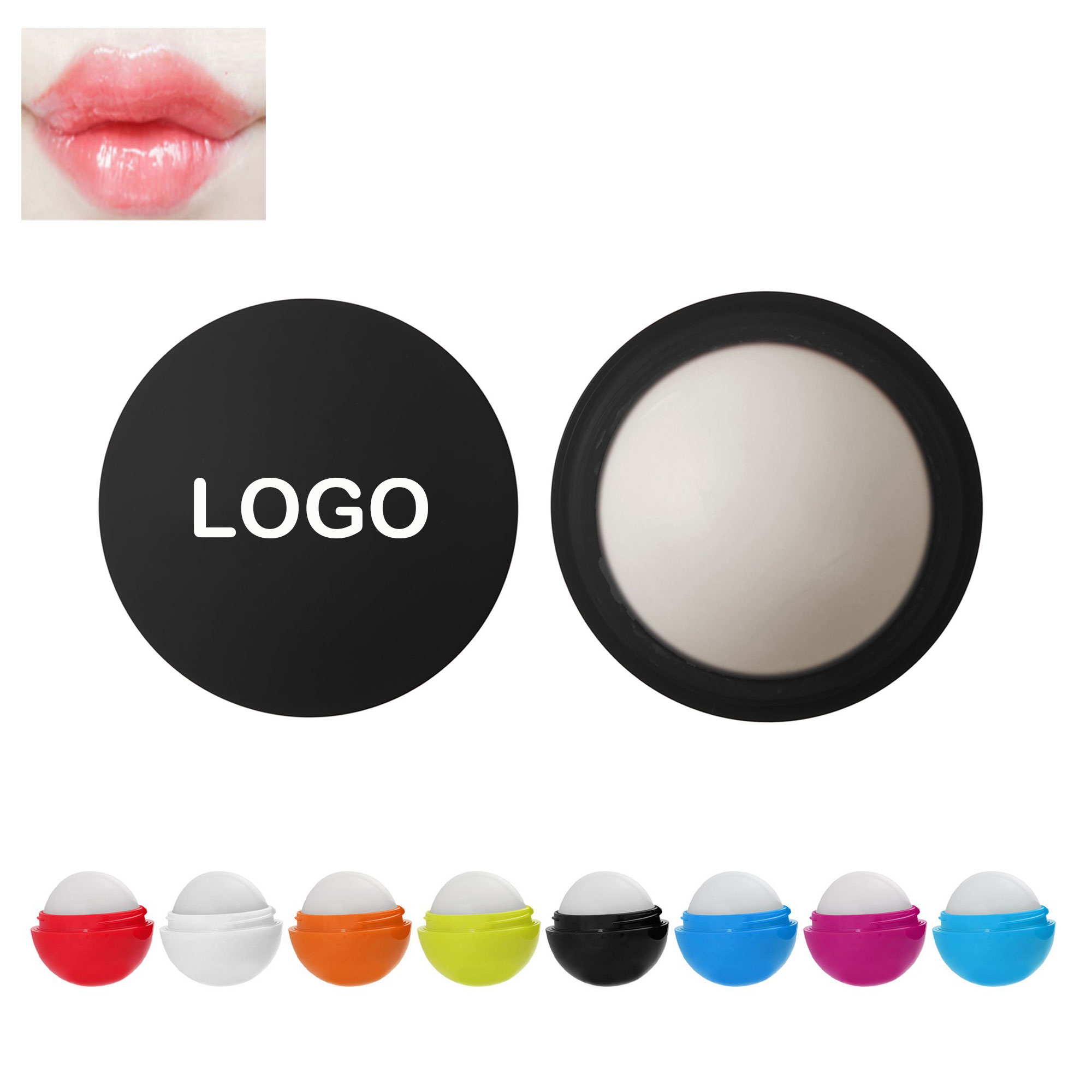 Round Lip Balm Ball Moisturizer 2