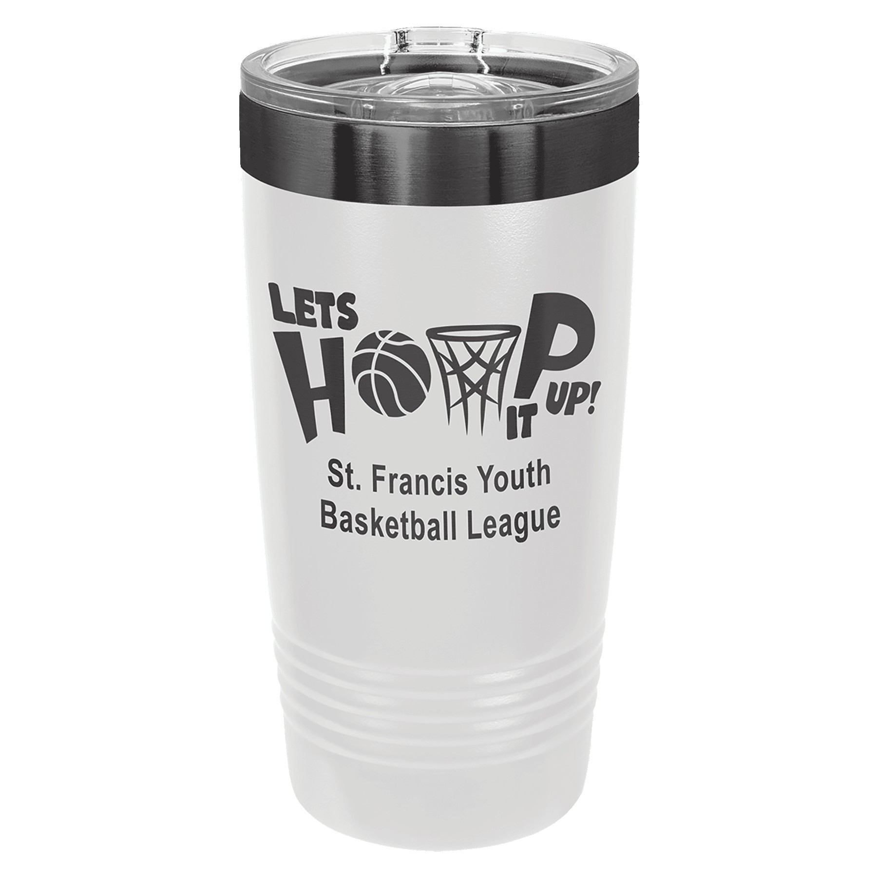 20 Oz Polar Camel ION-Plated Ghost Black Tumbler with Sliding Lid 6