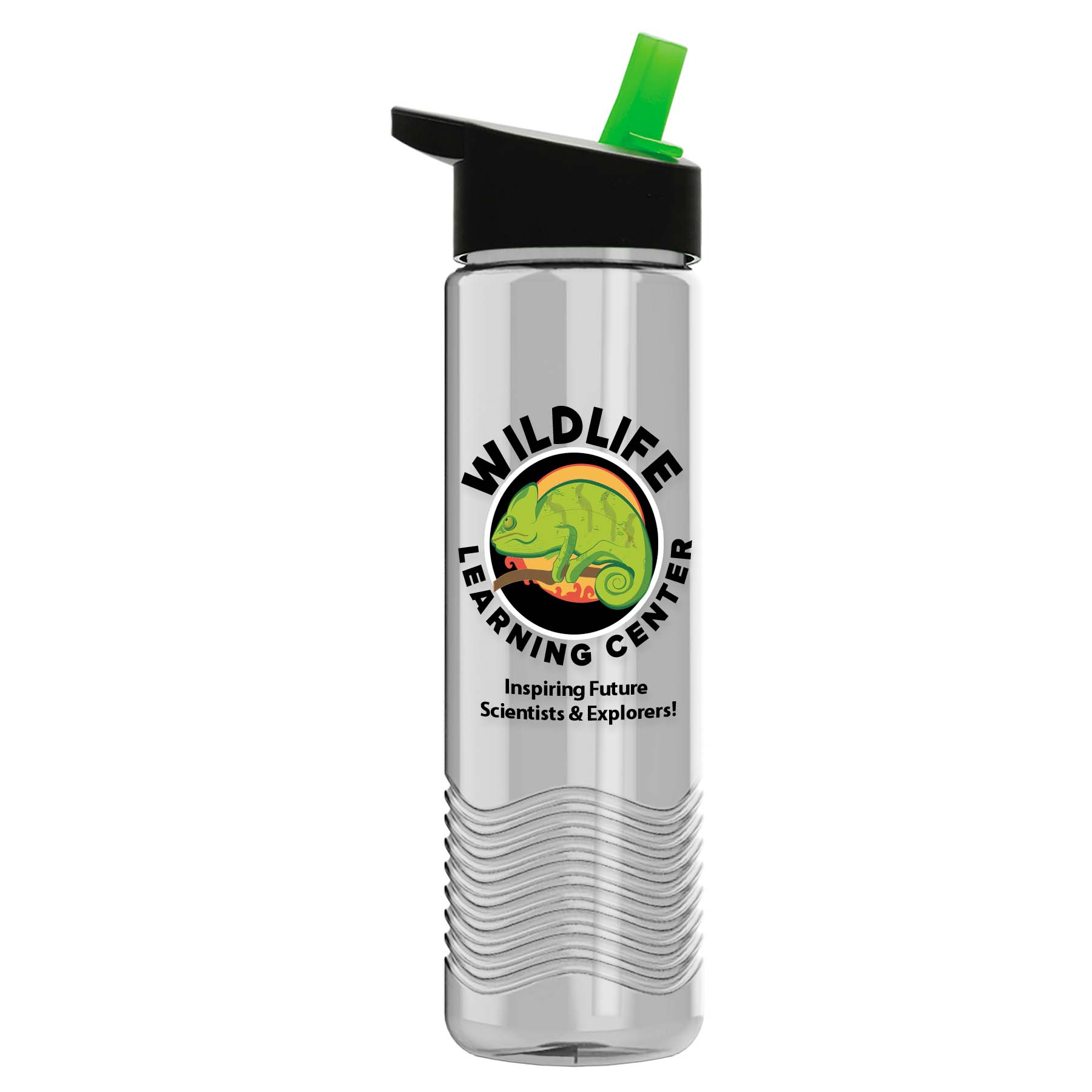 The Wave - 24 oz. Tritan Bottle with Flip straw and Digital imprint 2