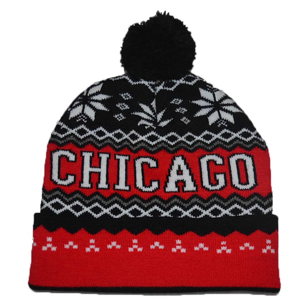 Acrylic Winter Pom Beanie Hat 5