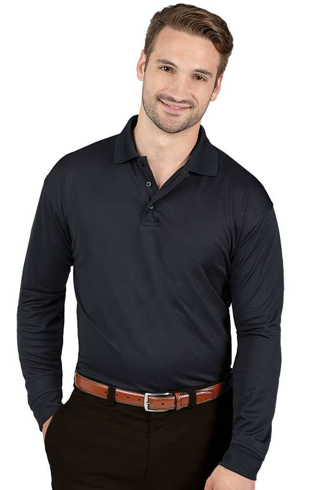 Adult Avenger Long Sleeve Polo 8