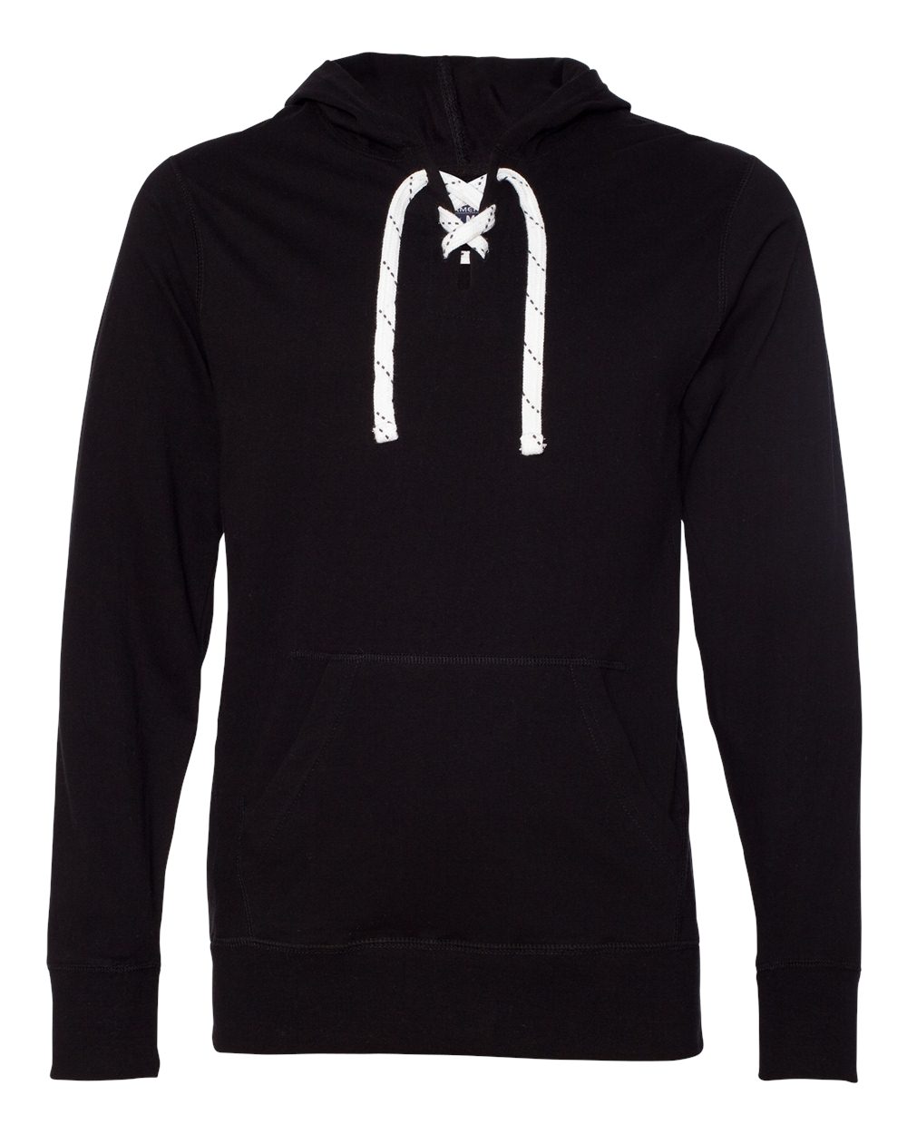 Unisex Jersey Sport Lace Hooded Pullover - 8231 15