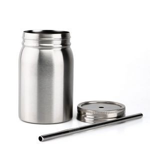 Stainless Steel Mason Jar With Handle 2