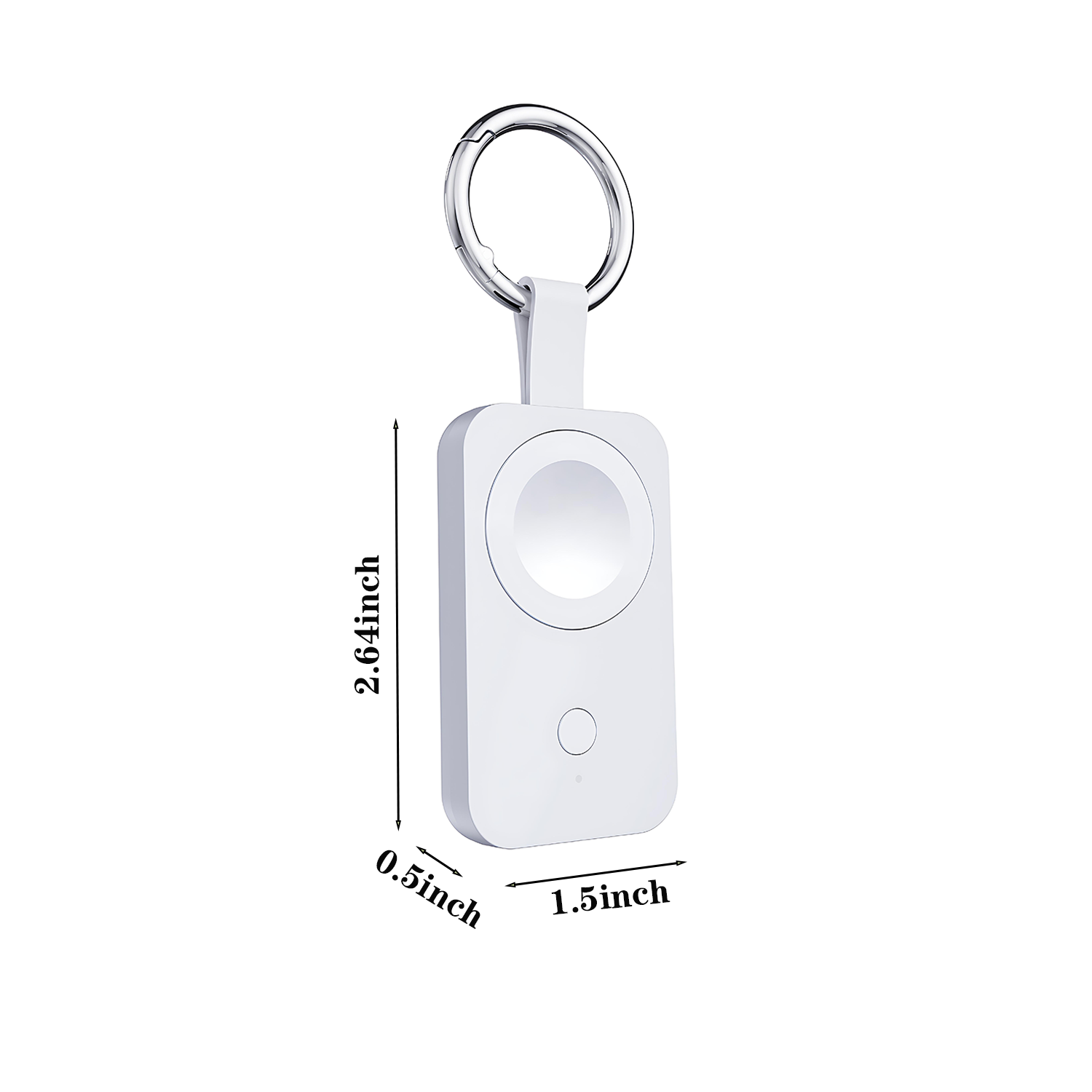 1000mAh Magnetic Wireless Power Bank Keychain for Watches 5