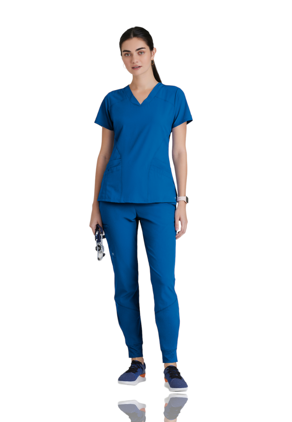 Barco One - Women's Five-Pocket V-Neck Pulse Scrub Top 16