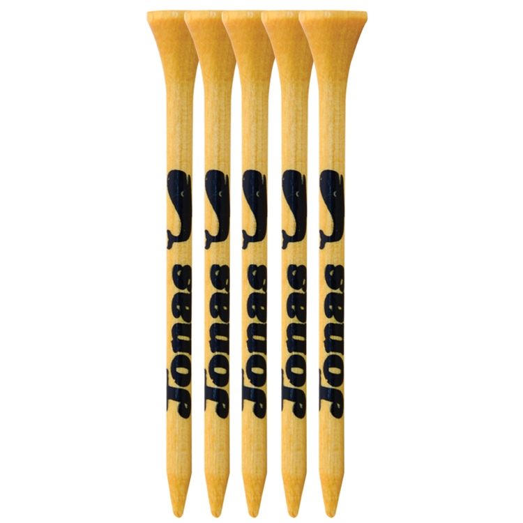 5 Pack of Bamboo Golf Tees (2 3/4")