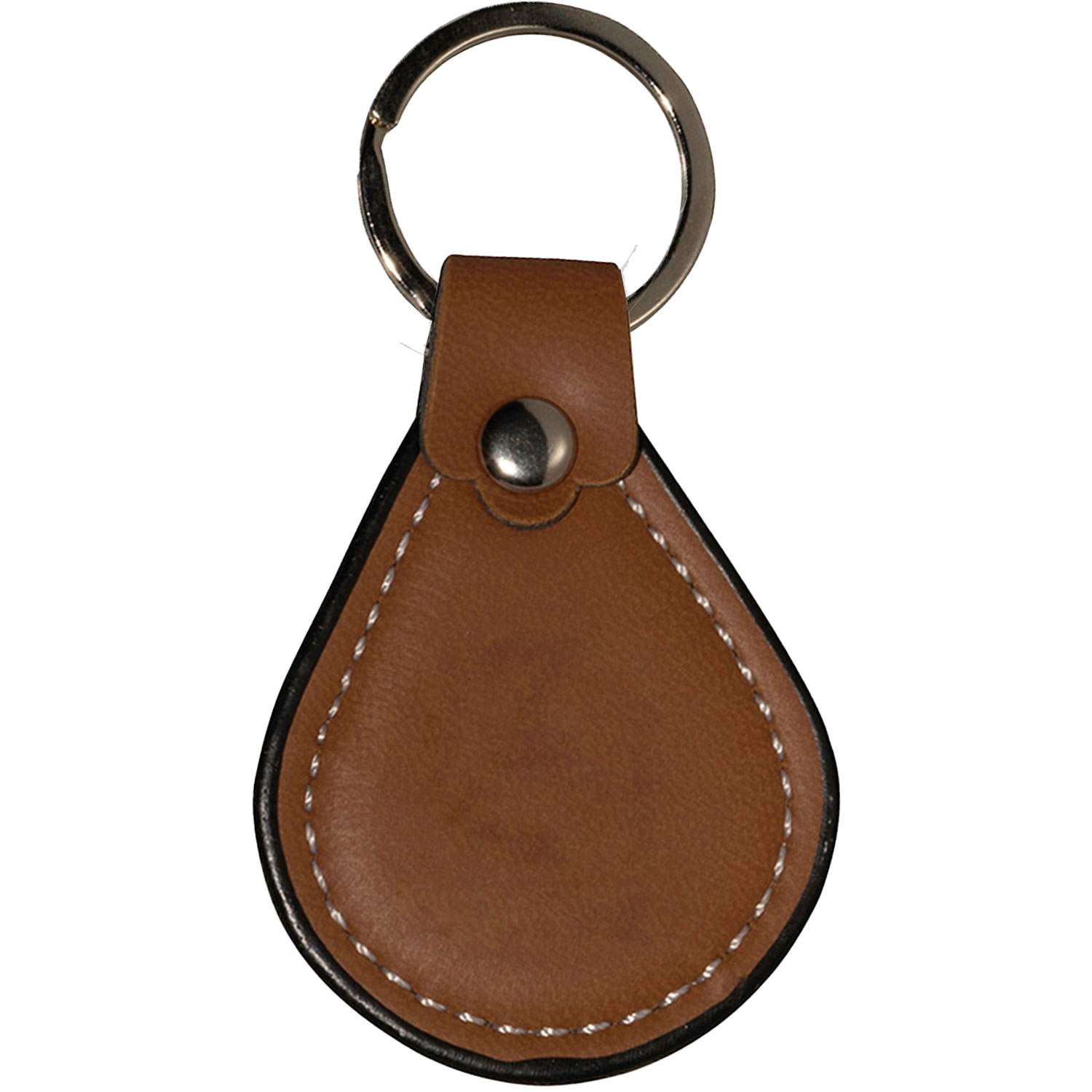Teardrop Faux Leather Keychain 2