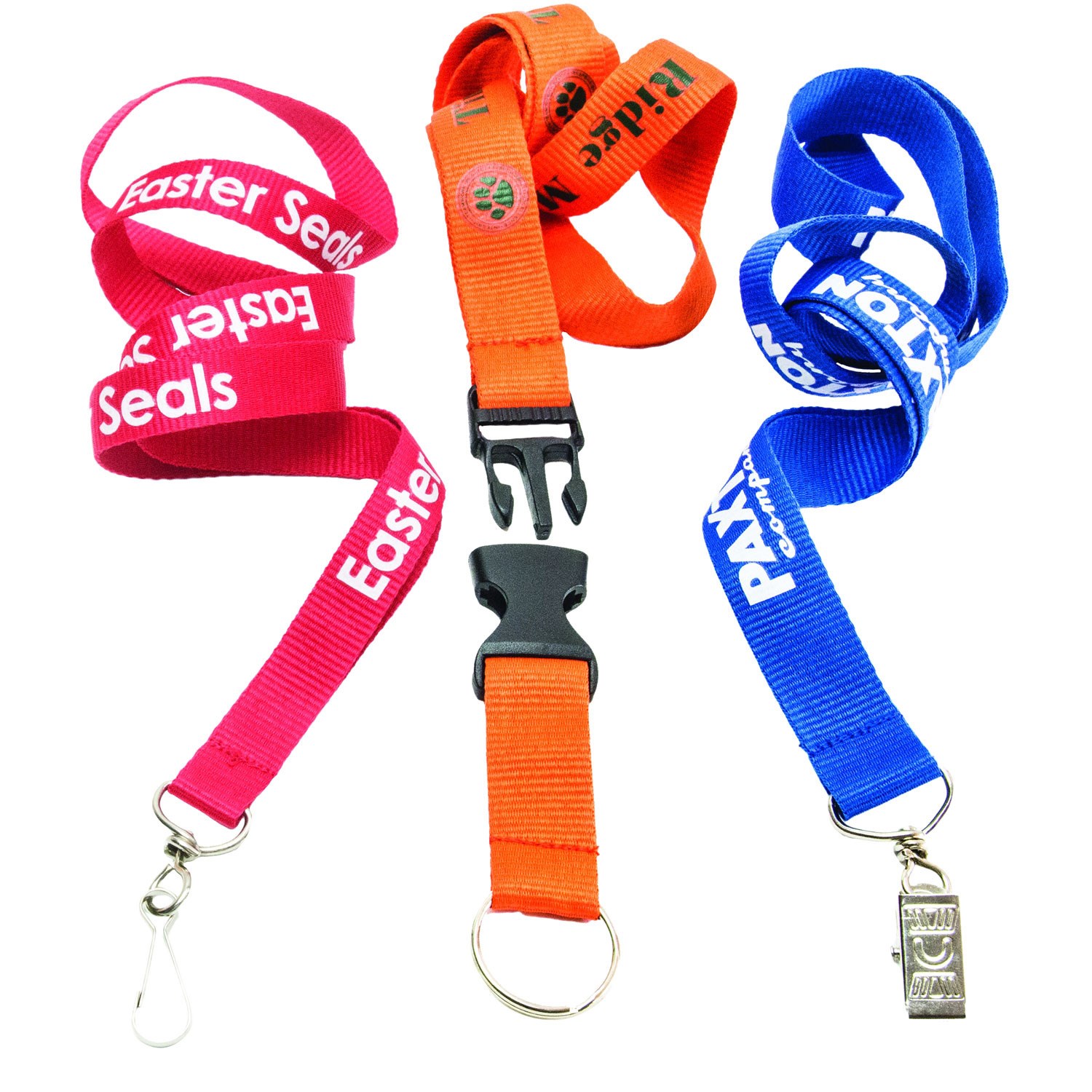 5 Days Rush Polyester Lanyards 3/4" 1