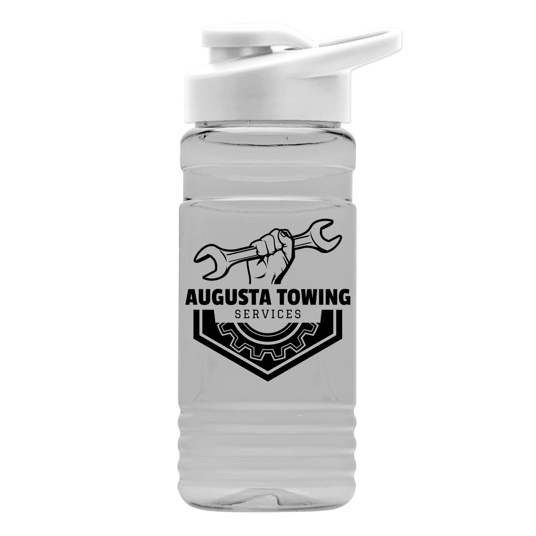 20 oz. Clear Sports Bottle with Drink-Thru 4