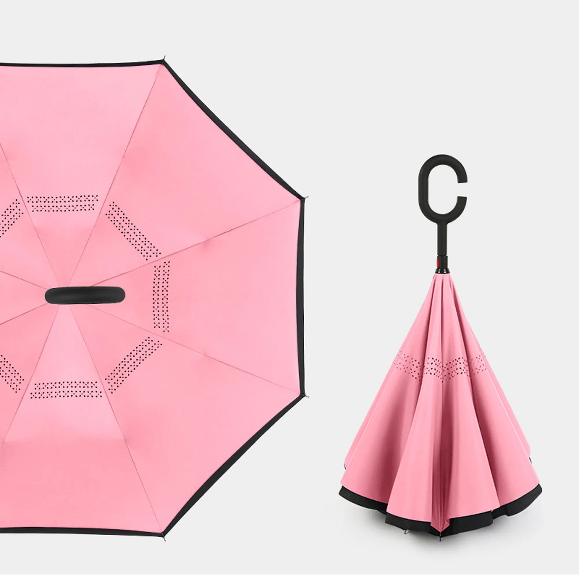 Deluxe Inverted Reverse Umbrella MOQ50pcs 3