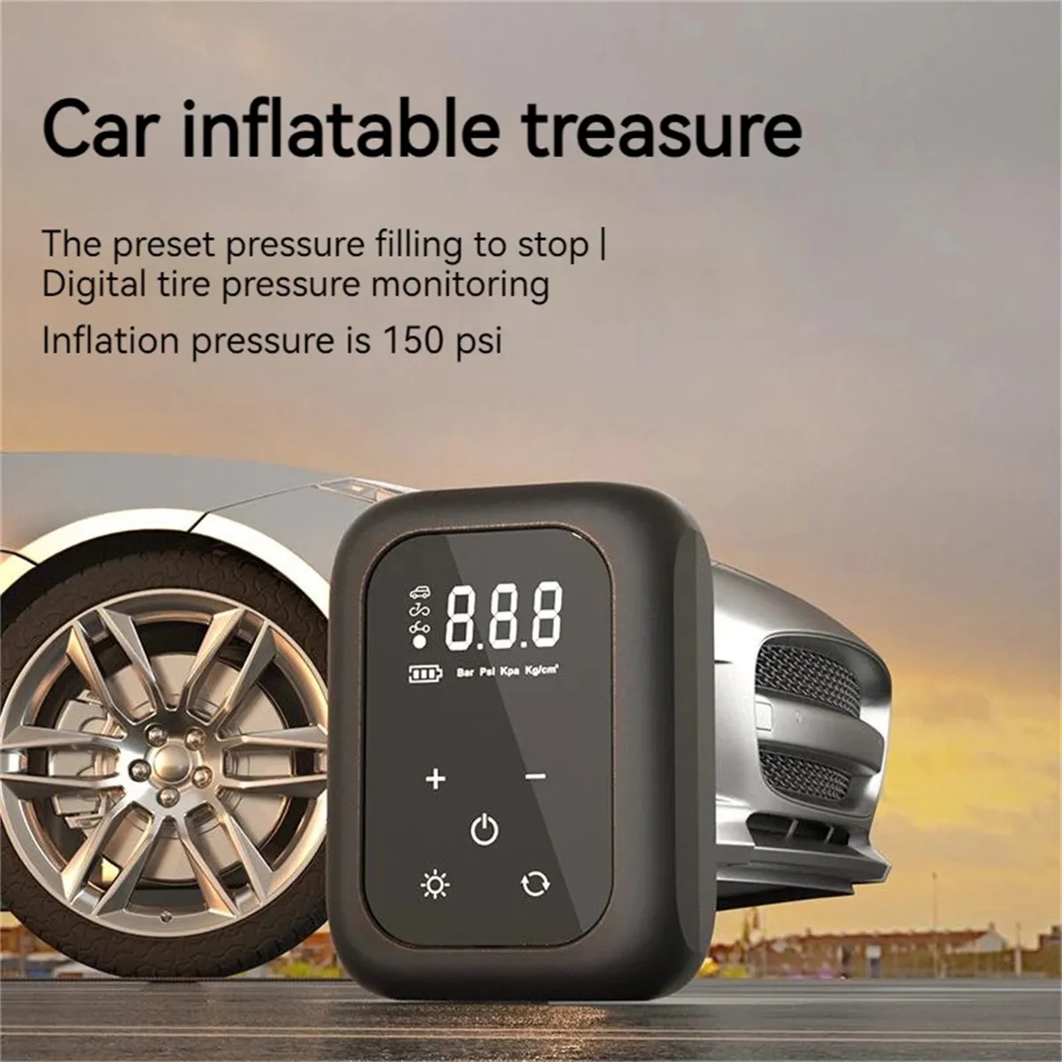 Tire Inflator Portable Air Compressor 7