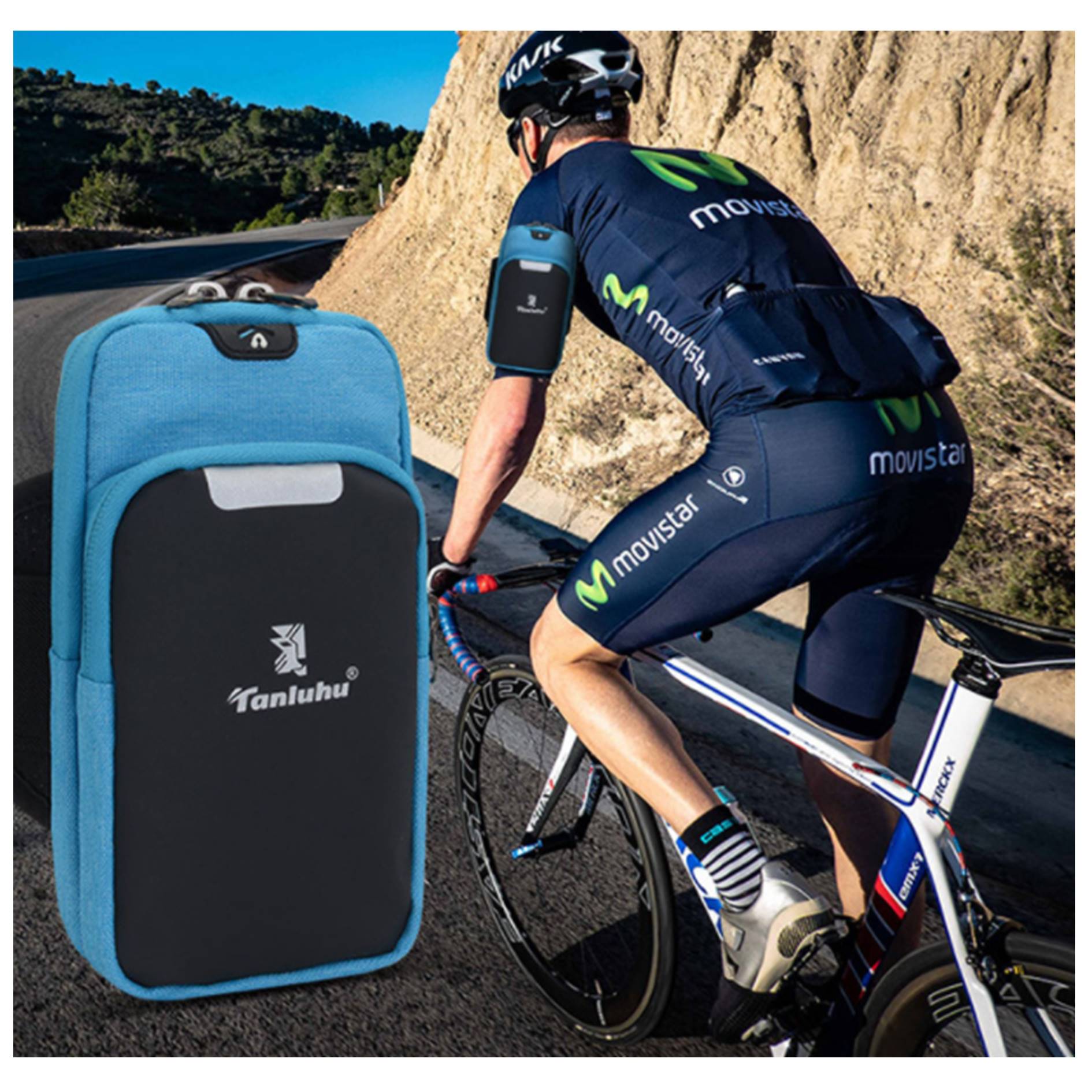 Waterproof Cycling Sports Nylon Arm Bag 4