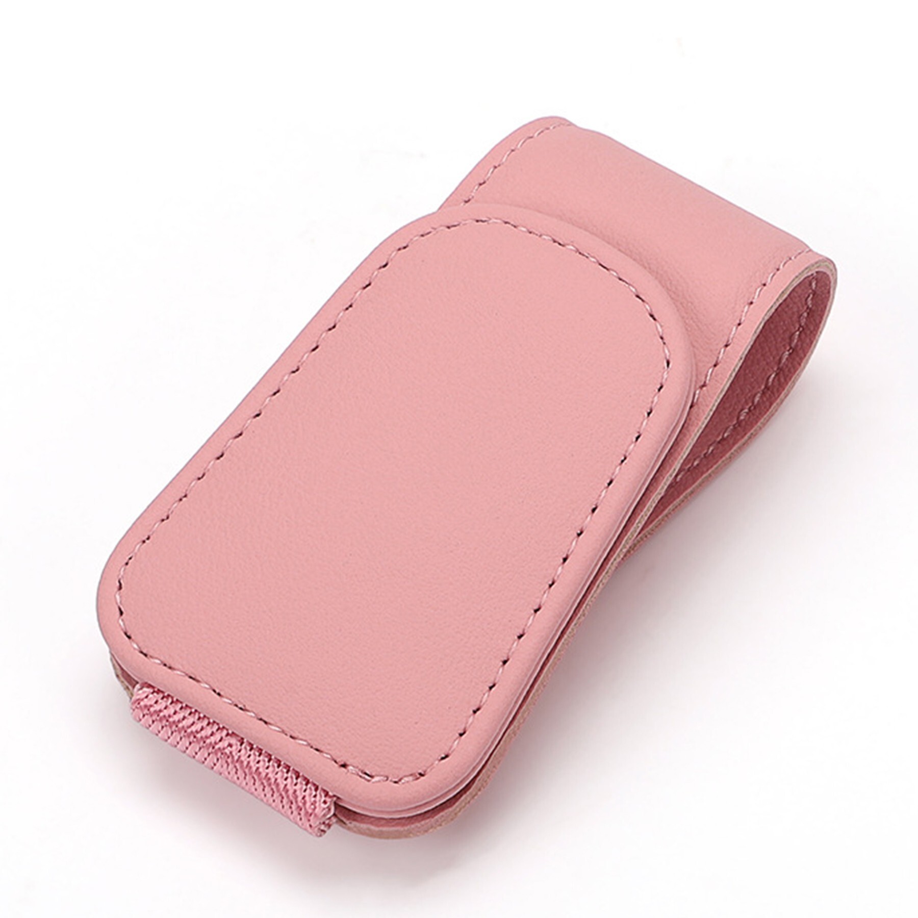 Car Sun Visor PU Leather Sunglass Holder 5