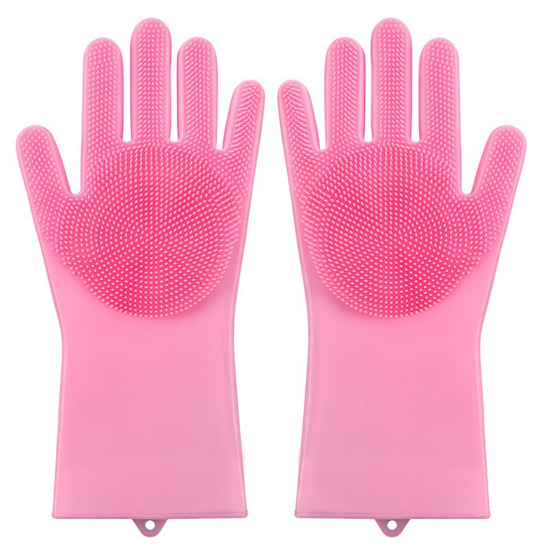 Silicone Dishwashing Scrubber Glove for Washing Dishes 3