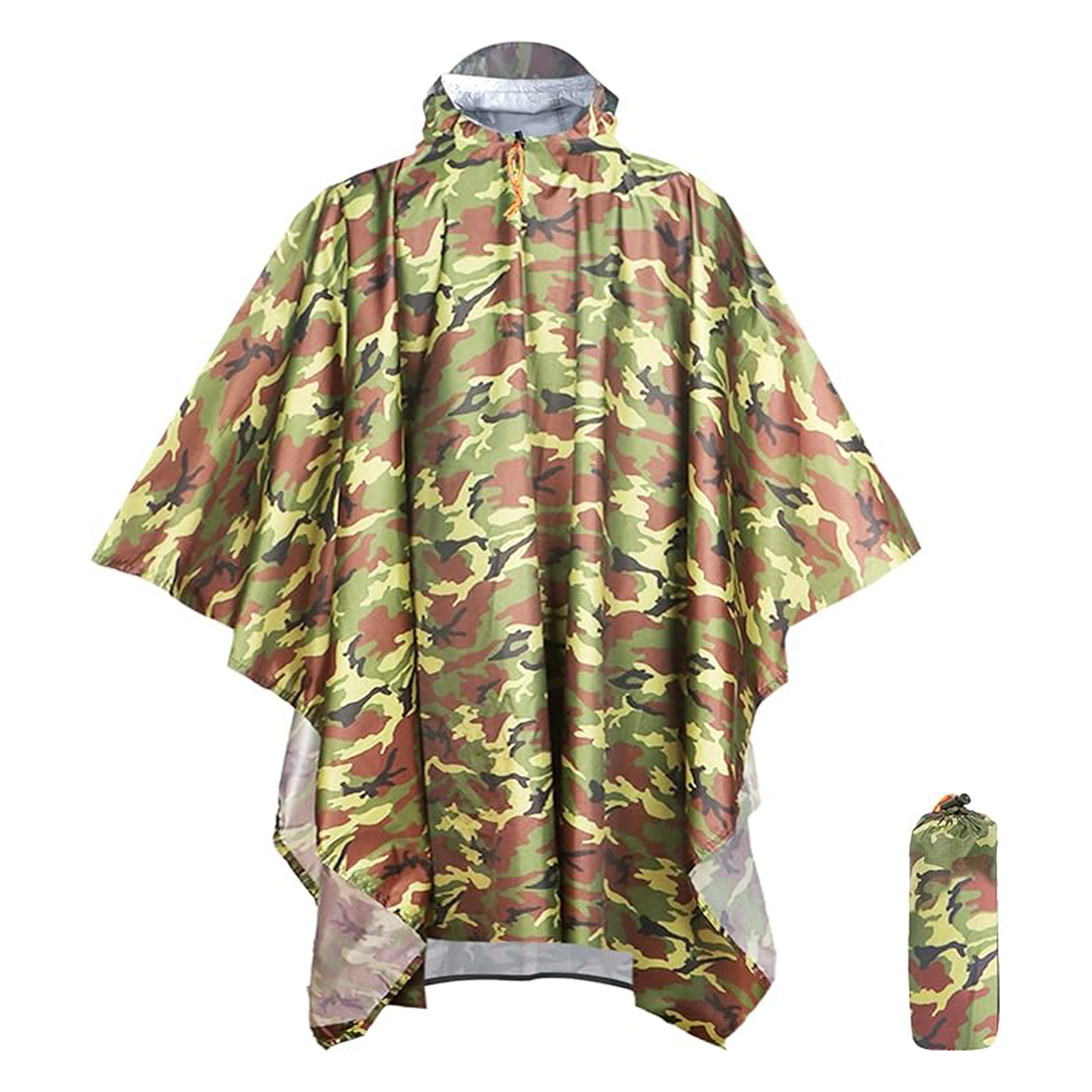 Hooded Rain Poncho 5