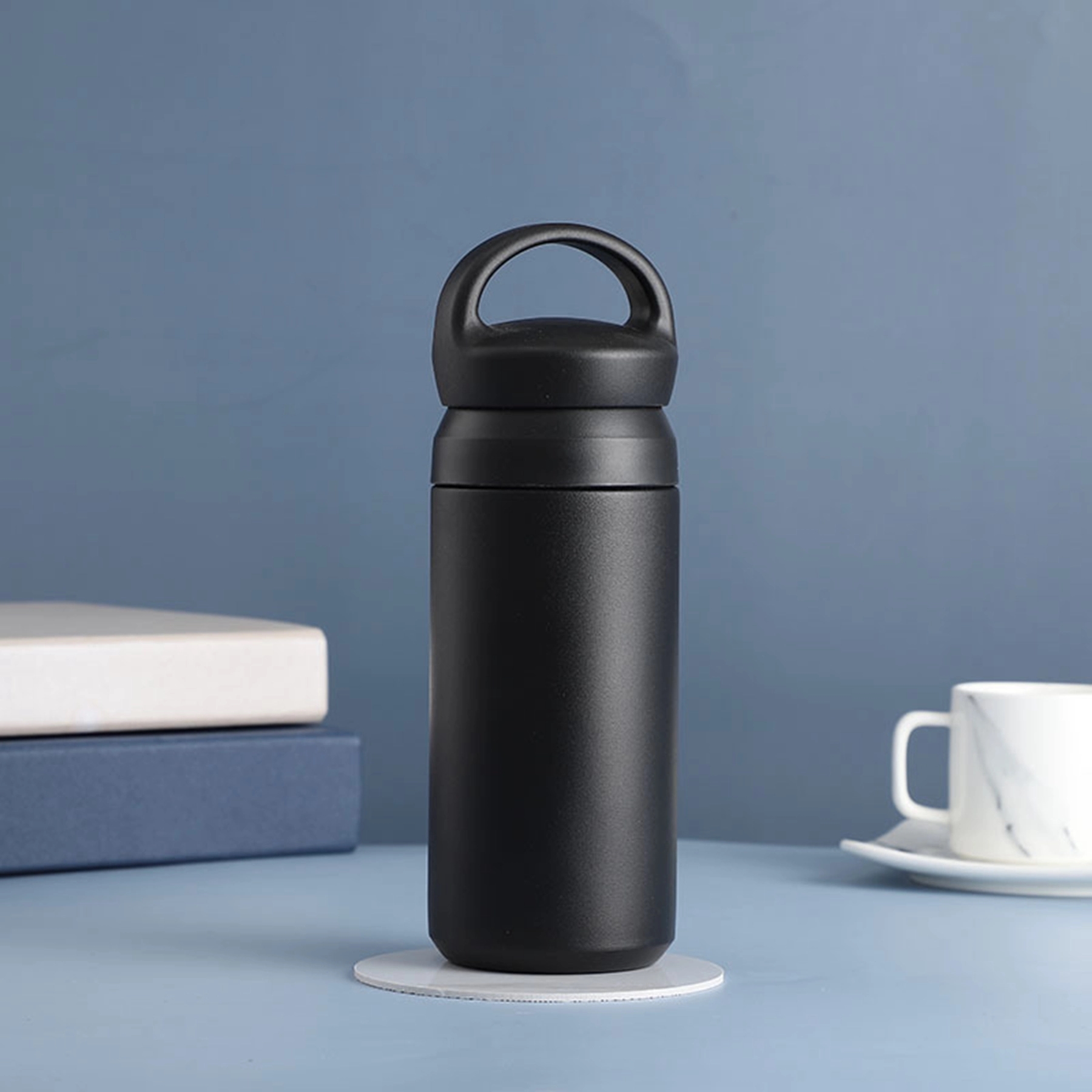 12 oz Double Wall Stainless Steel Vacuum Tumbler with Handle 4