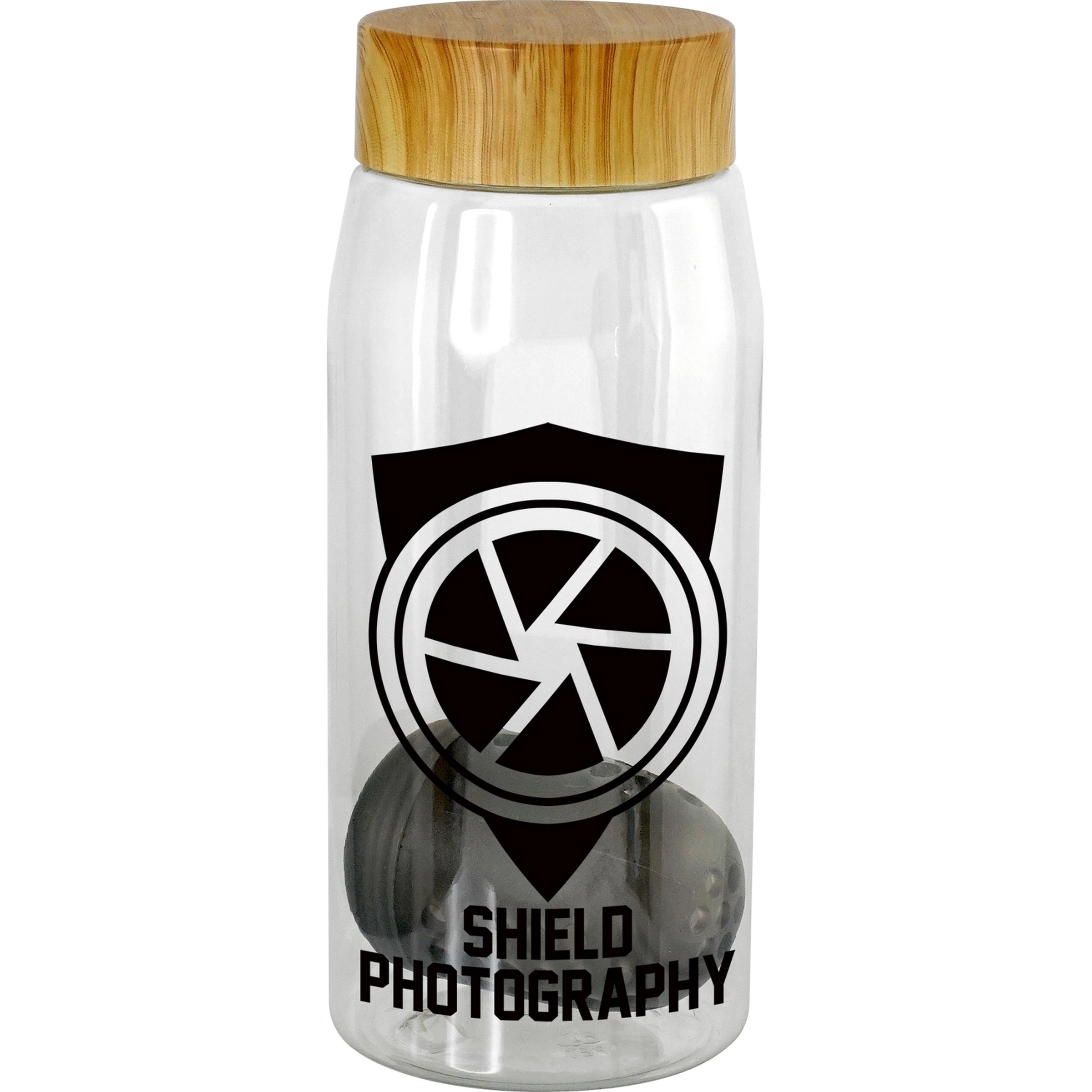 Bamboo Pattern 25 oz. Recycled Bottle with Floating Infuser 19
