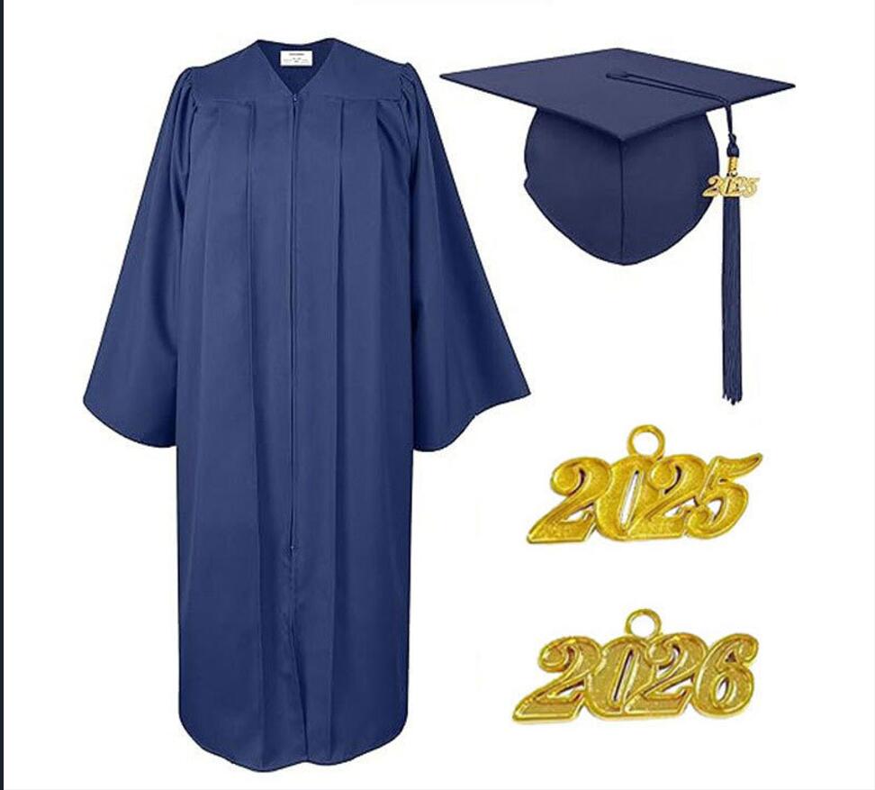 Graduation Gown with Cap and Tassel Set 14