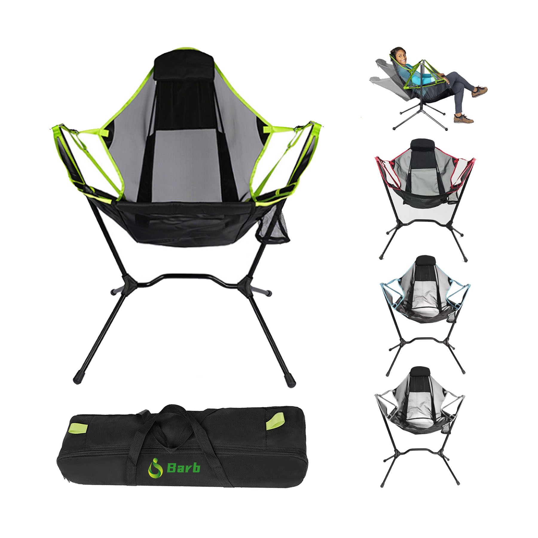 Folding Rocking Chair with Carrying Bag 1