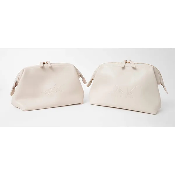 Vegan Leather Wire Framed Travel Case 1