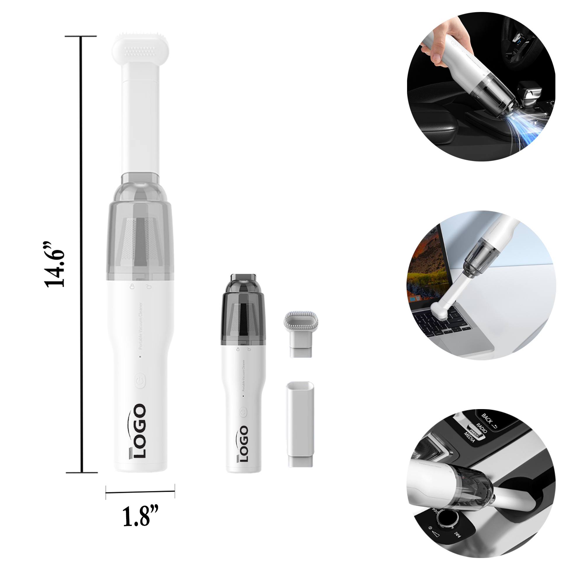 MOQ100 Car/Home Dual Function Vacuum Cleaner 4