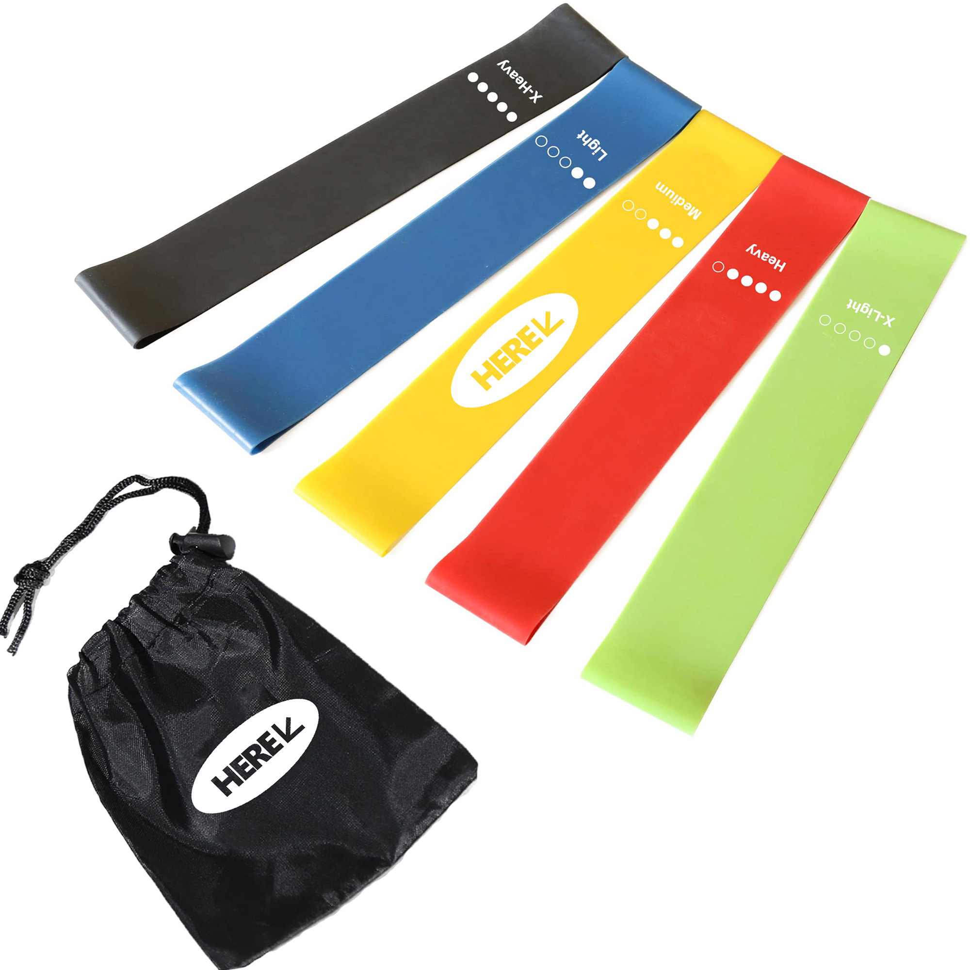Eco-Friendly TPE Yoga Resistance Bands with Multiple Resistance Levels 5