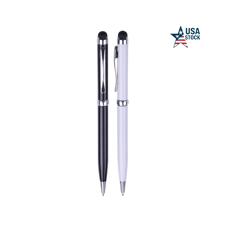 Metal Ballpoint Pen with Stylus 2