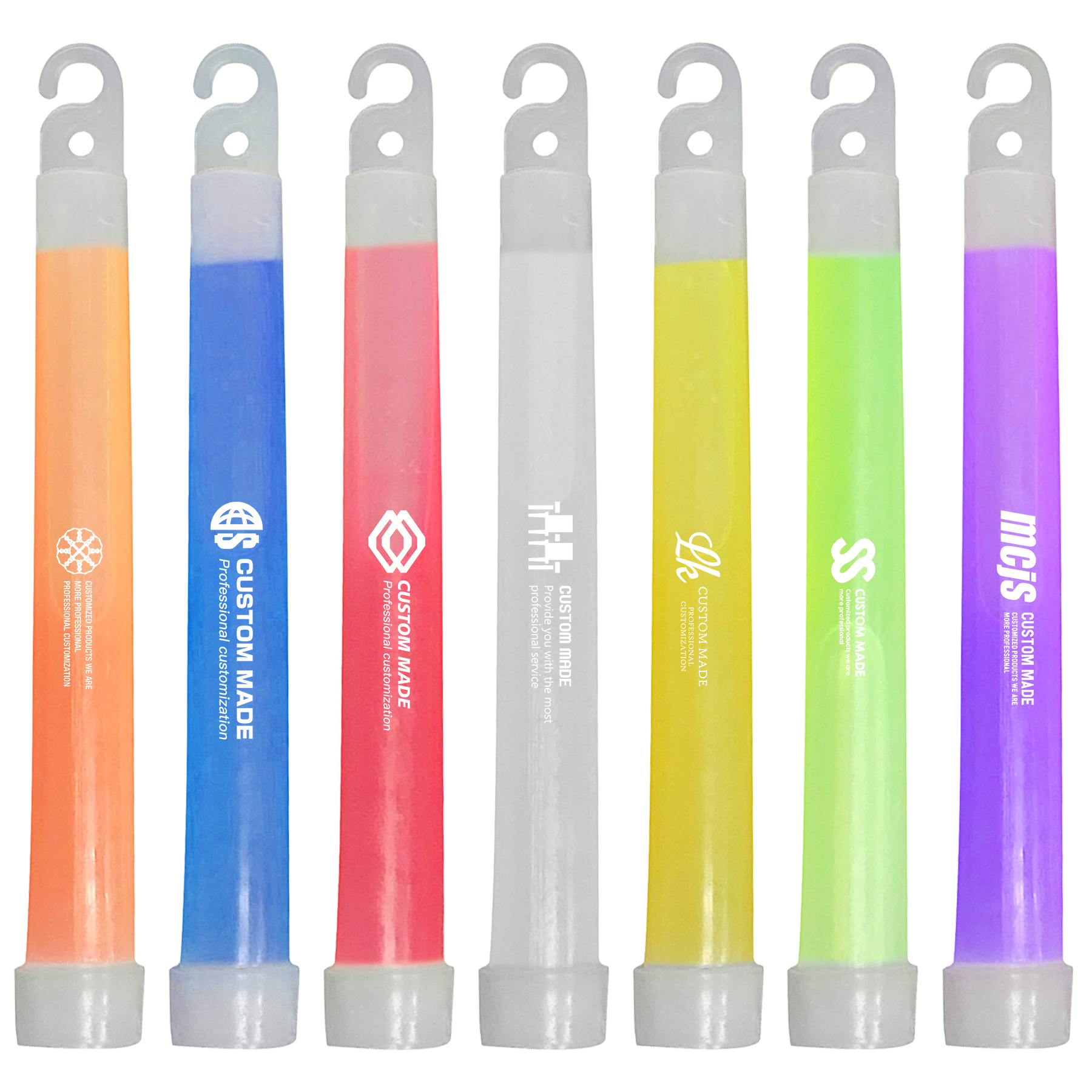 Disposable 6" Multi-Color Glow Stick 3