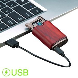 Elegant Wooden Dual Electric Arc Lighter 15