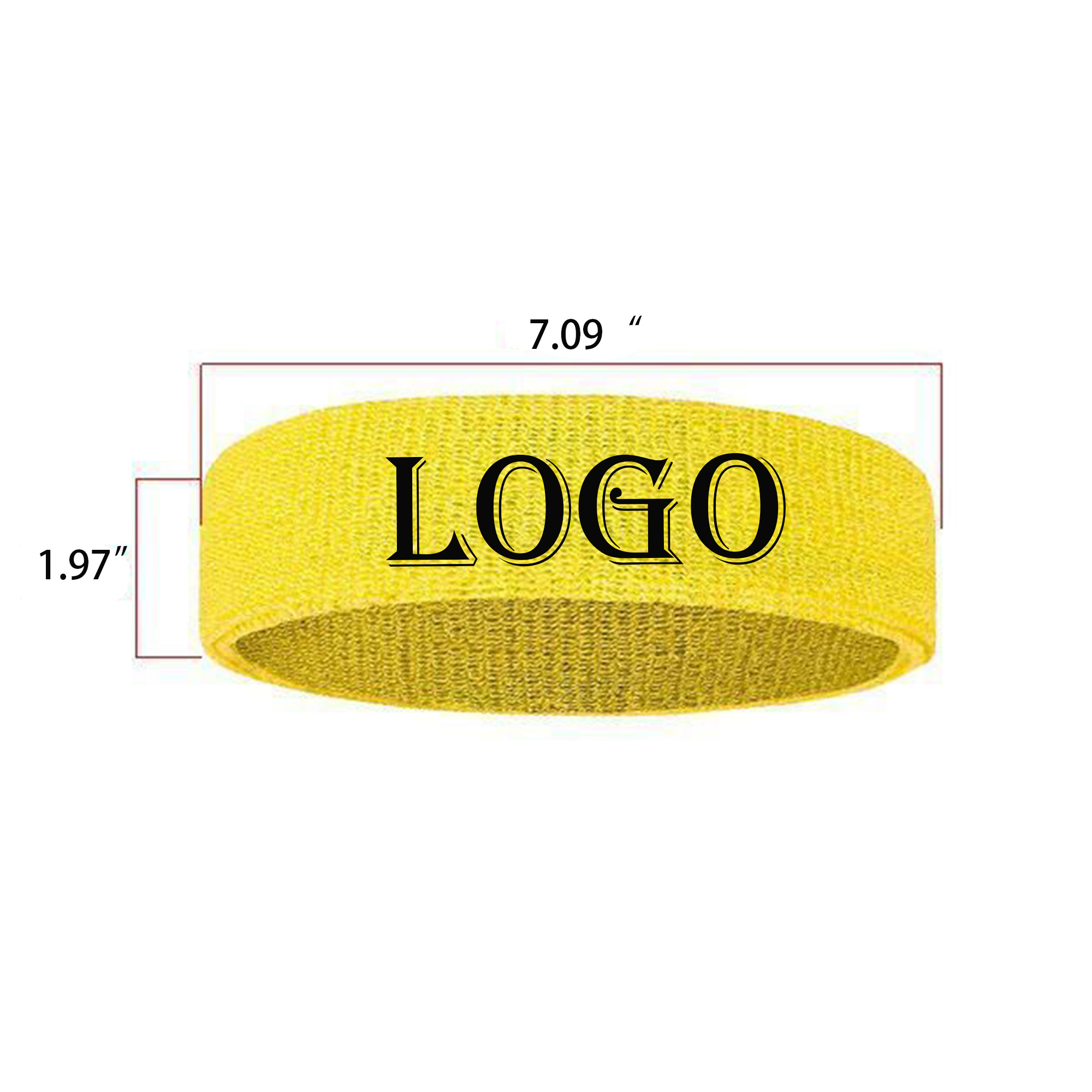 Breathable Sweat-wicking Stretch Towel Headband 3