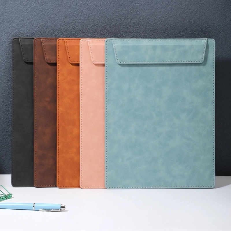 PU Leather A4 Business Hotel Magnet ClipBoard & Writing Pad 7