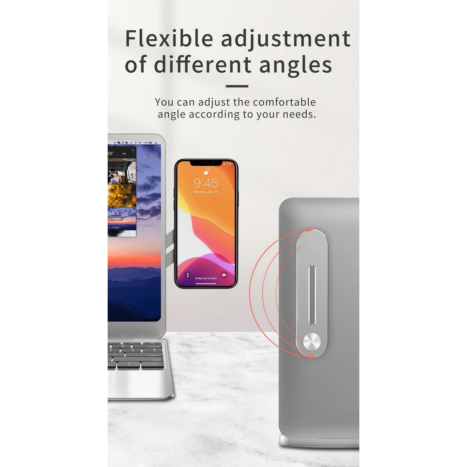 Multi-function Laptop Cell Phone Bracket 8