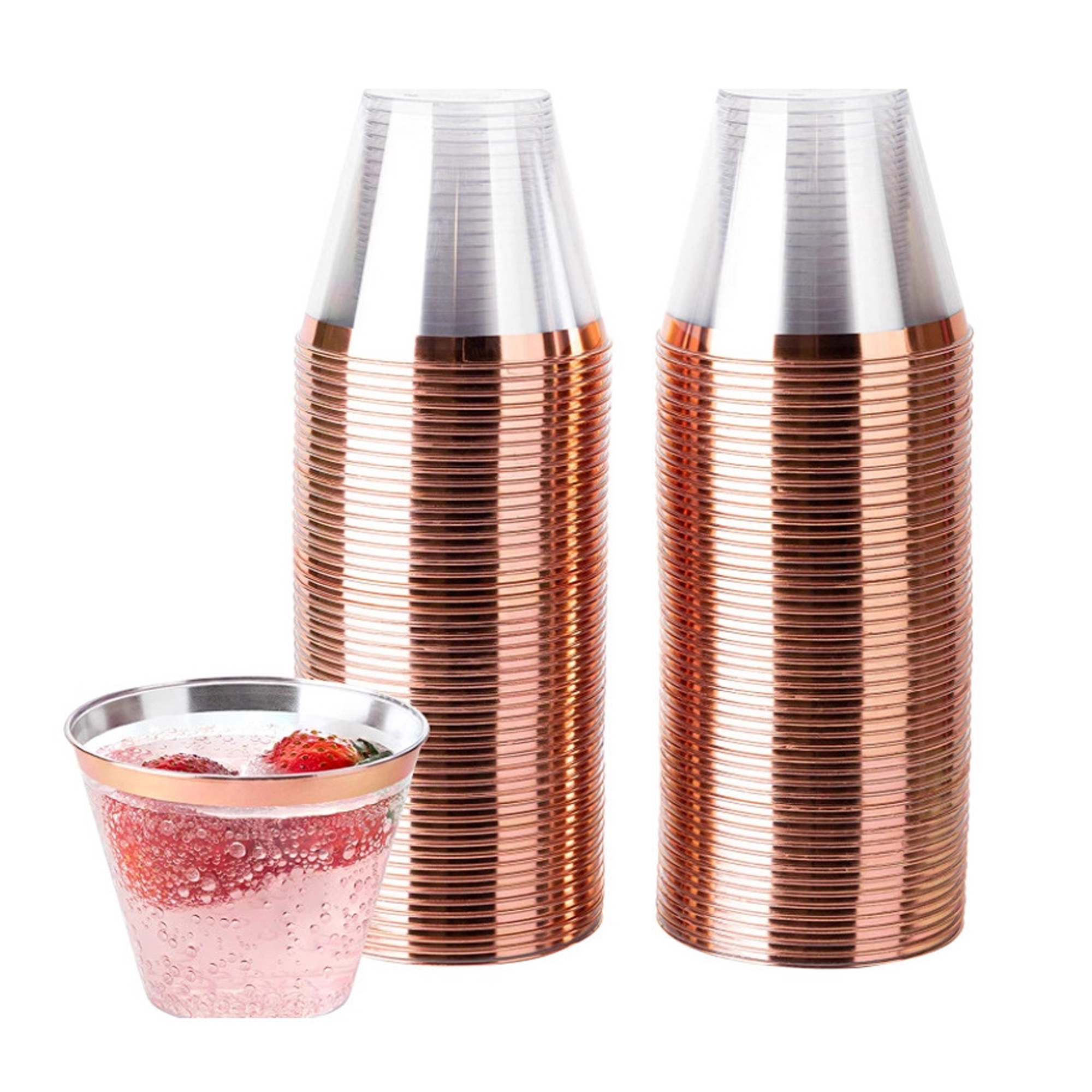 Disposable Clear Plastic Cups - 9 oz 3