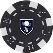 Recycled Poker Chip Ball Marker 24