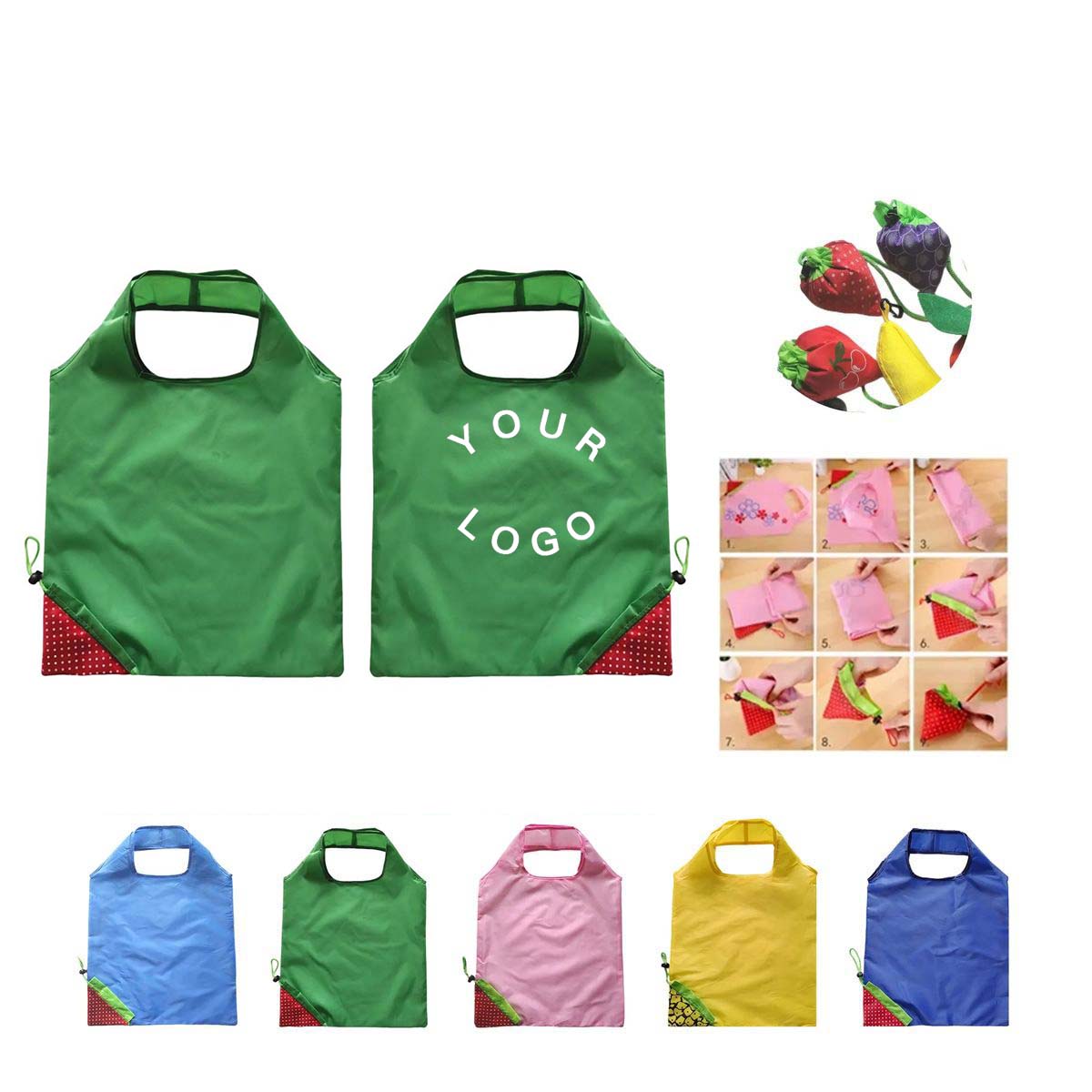 Eco Friendly Strawberry Shape Tote Polyester 1
