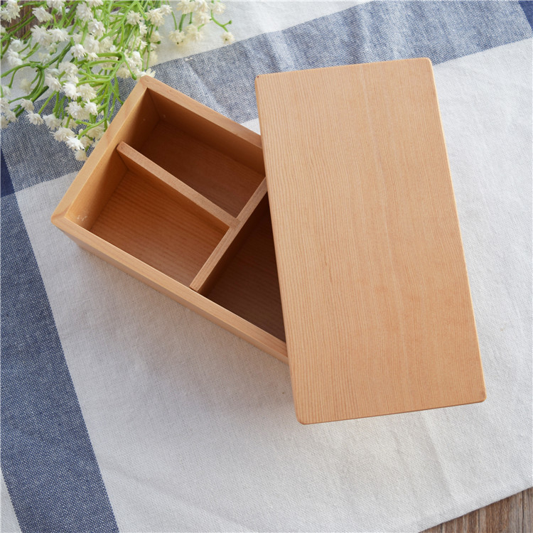 Rectangle Wooden Lunch Box 3